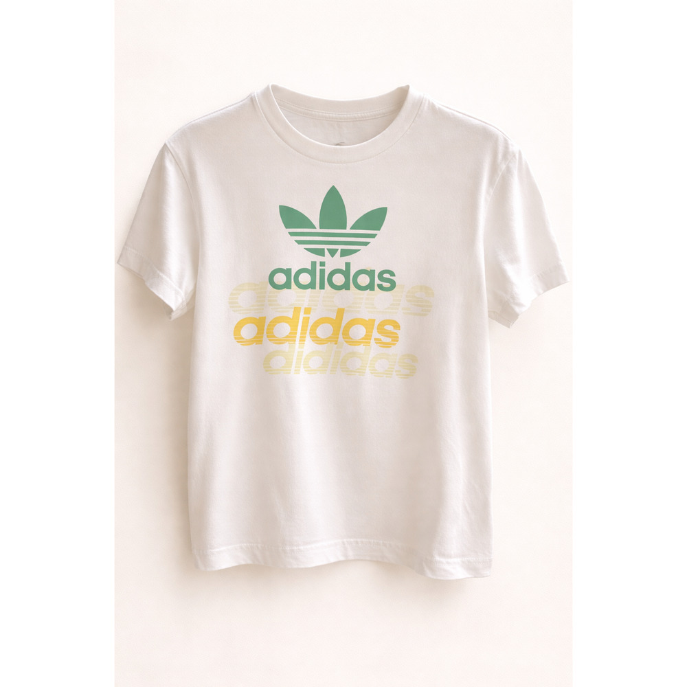 Adidas Boys Size S Graphic Tee Athletic Streetwear School  90's Vintage Inspired